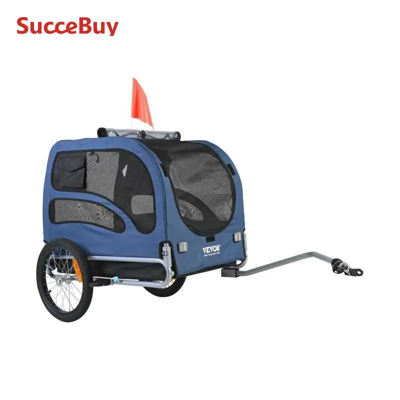 SucceBuy 100 Lbs Pet Cart Bicycle Carrier Dog Bike Trailer