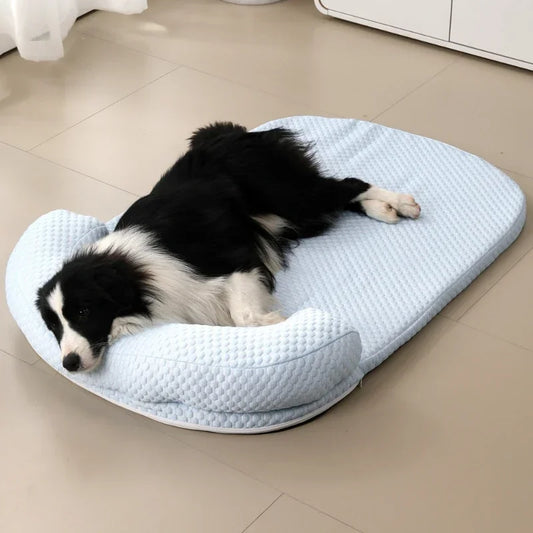 Removable Summer Dog Bed Ice Silk Cooling Mat for Pets