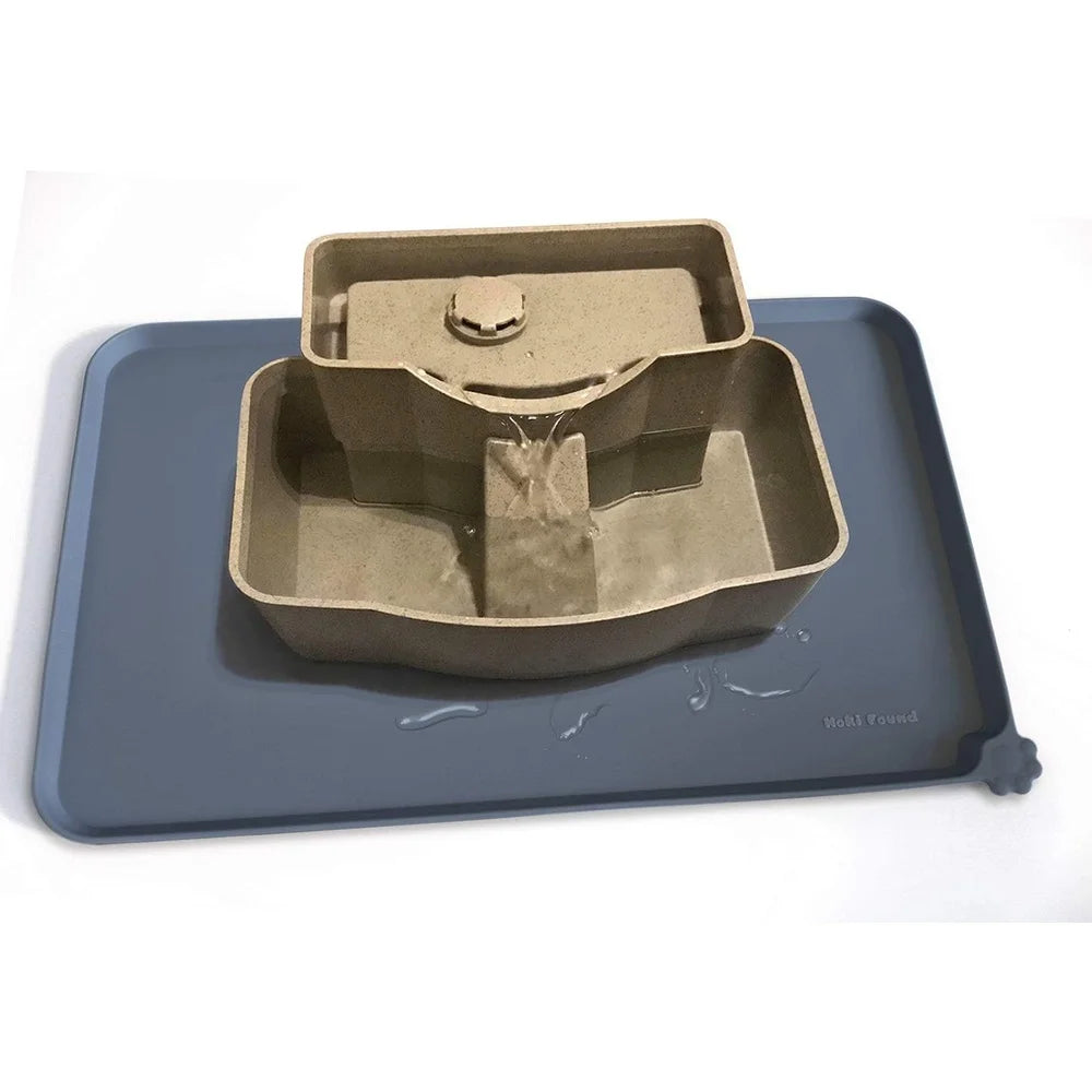 FujianHign Waterproof Pet Feeding Mats Non Slip Silicone