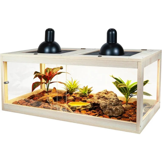 Hignconcerned Bearded Dragon Reptile Tank With Lock Design