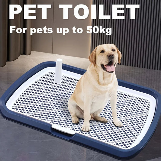 Dog Potty Training Toilet Tray with Removable Net for Pets