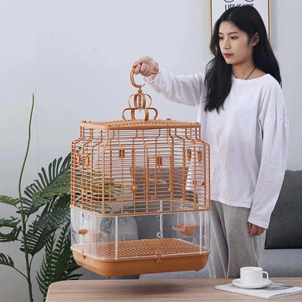 Gap Rectangular Bird Cage With Stainless Steel Accessories