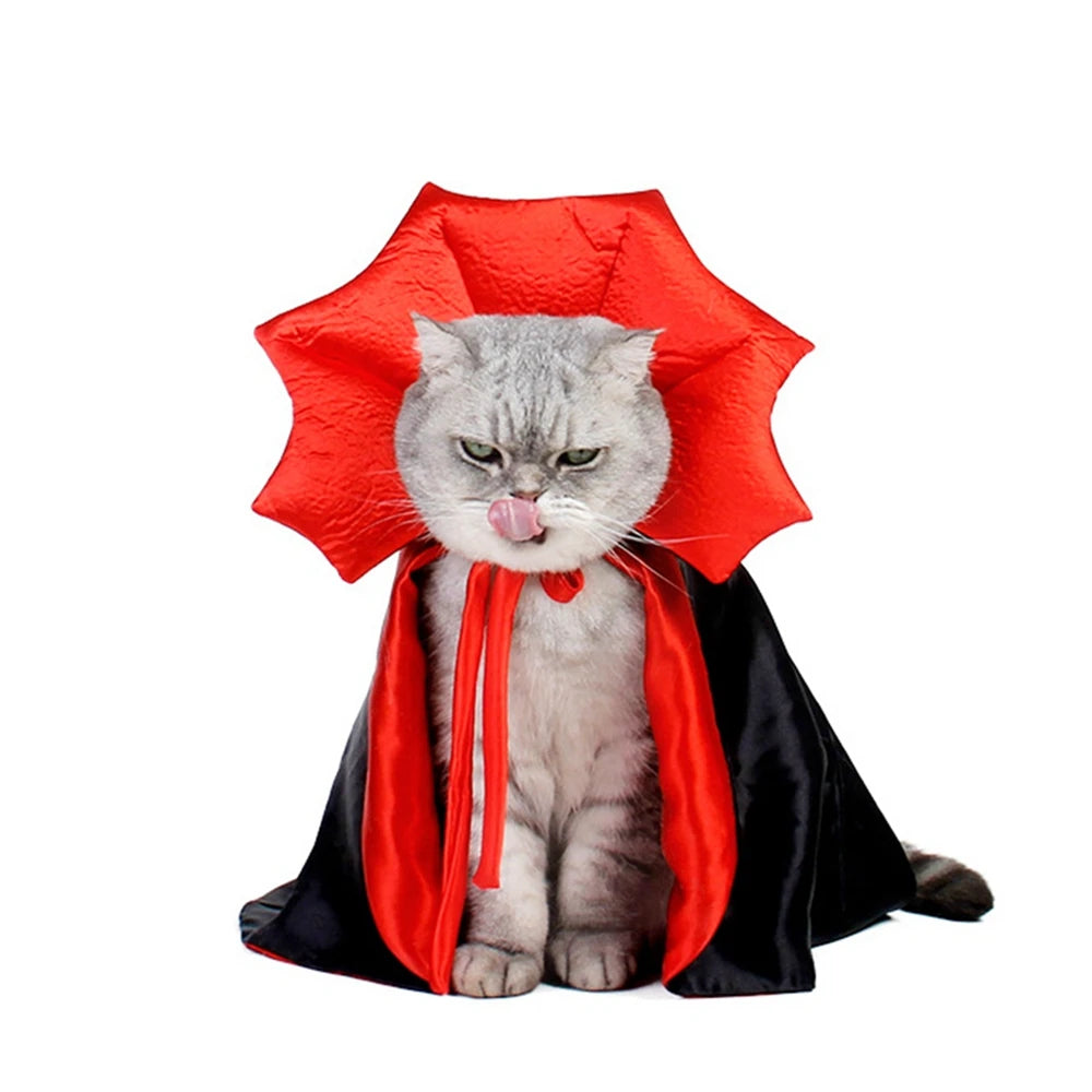 Pet Halloween Cape Costume for Dogs and Cats Festive Dress Up