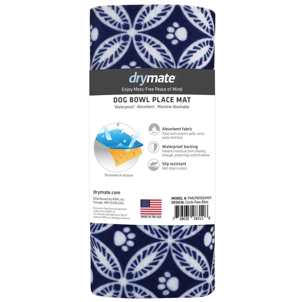 XMSJCN Waterproof Dog Food Mat Slip Resistant Absorbent
