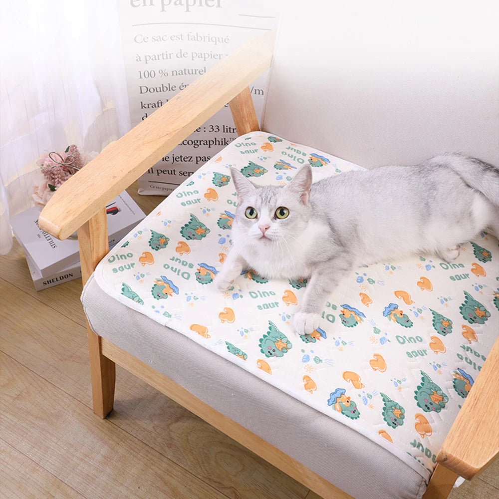 Cooling Dog Bed Mat for Cats Eco Friendly Non Slip Latex Pad