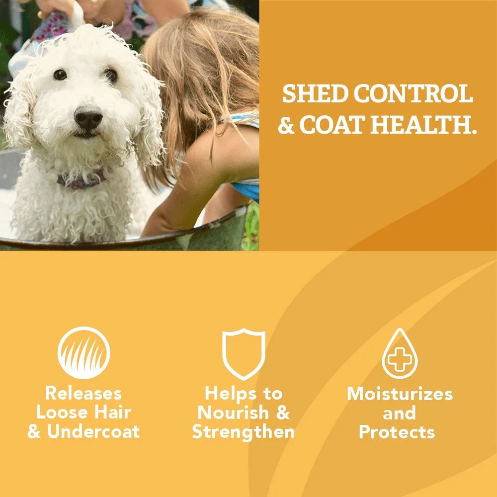 Dog Shampoo Shed Control Goat Milk Chamomile Nourish