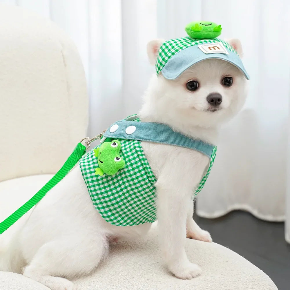Suita Three Piece Pet Chest Harness Set Cats And Puppies