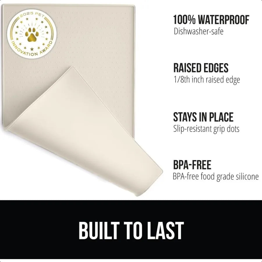 Hign-concerned BPA Free Waterproof Silicone Pet Feeding Mat