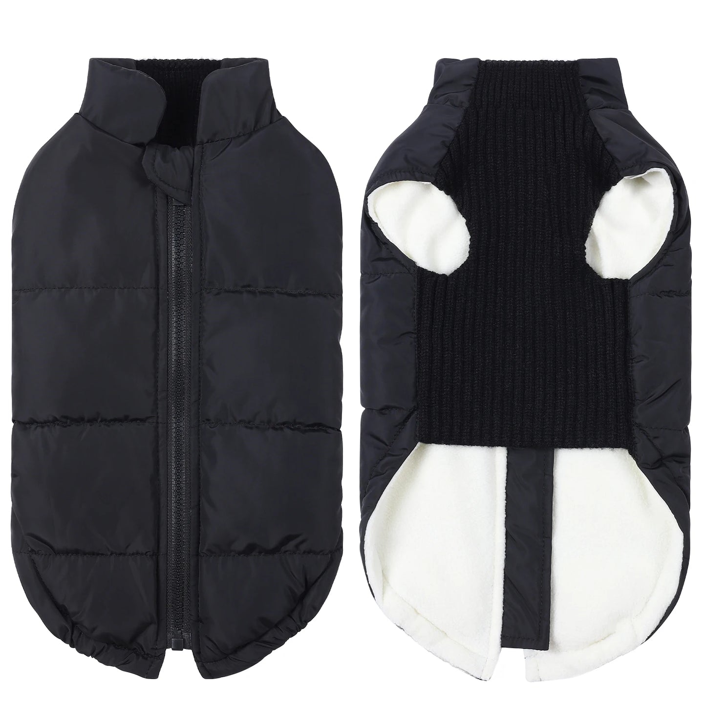 Warm Knitted Dog Vest Jacket for Autumn Winter Small Breeds