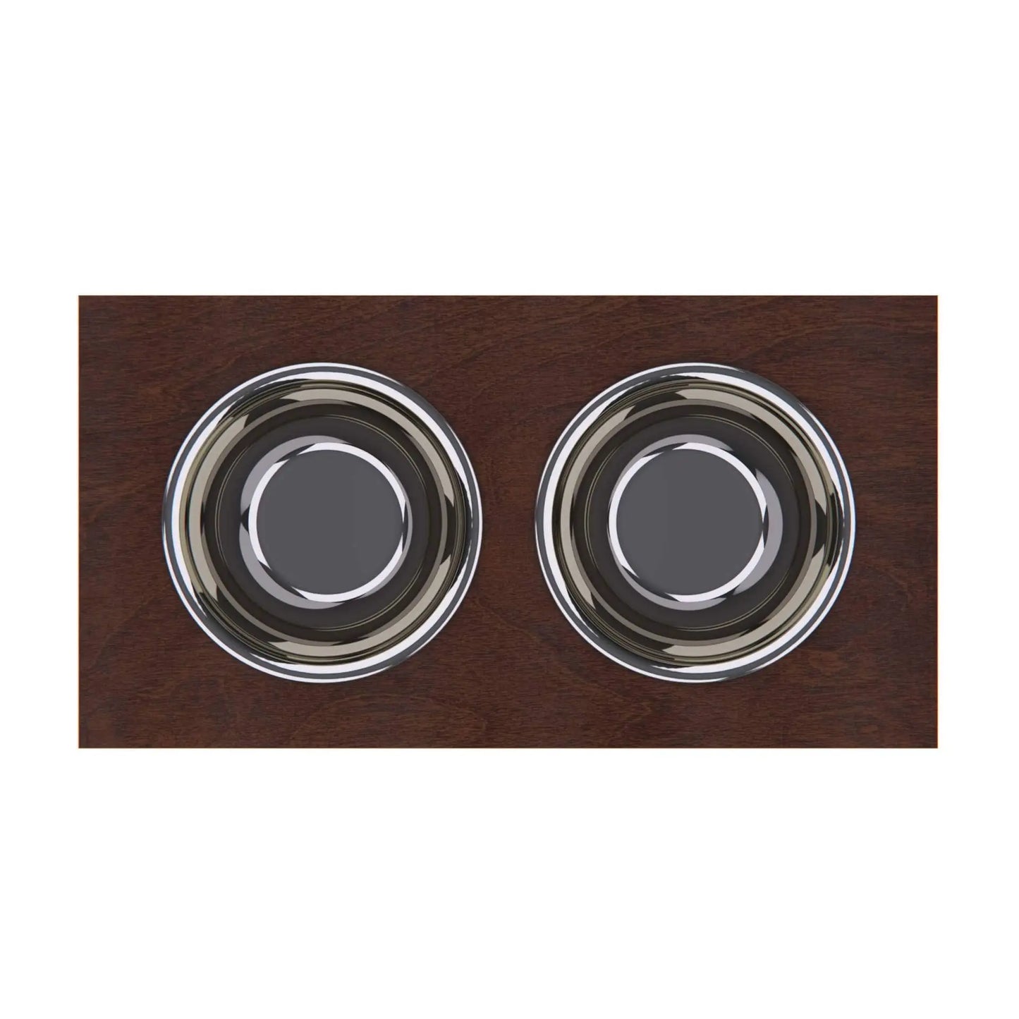 Elevated Dog Bowl Stand with Storage and Stainless Steel Dishes
