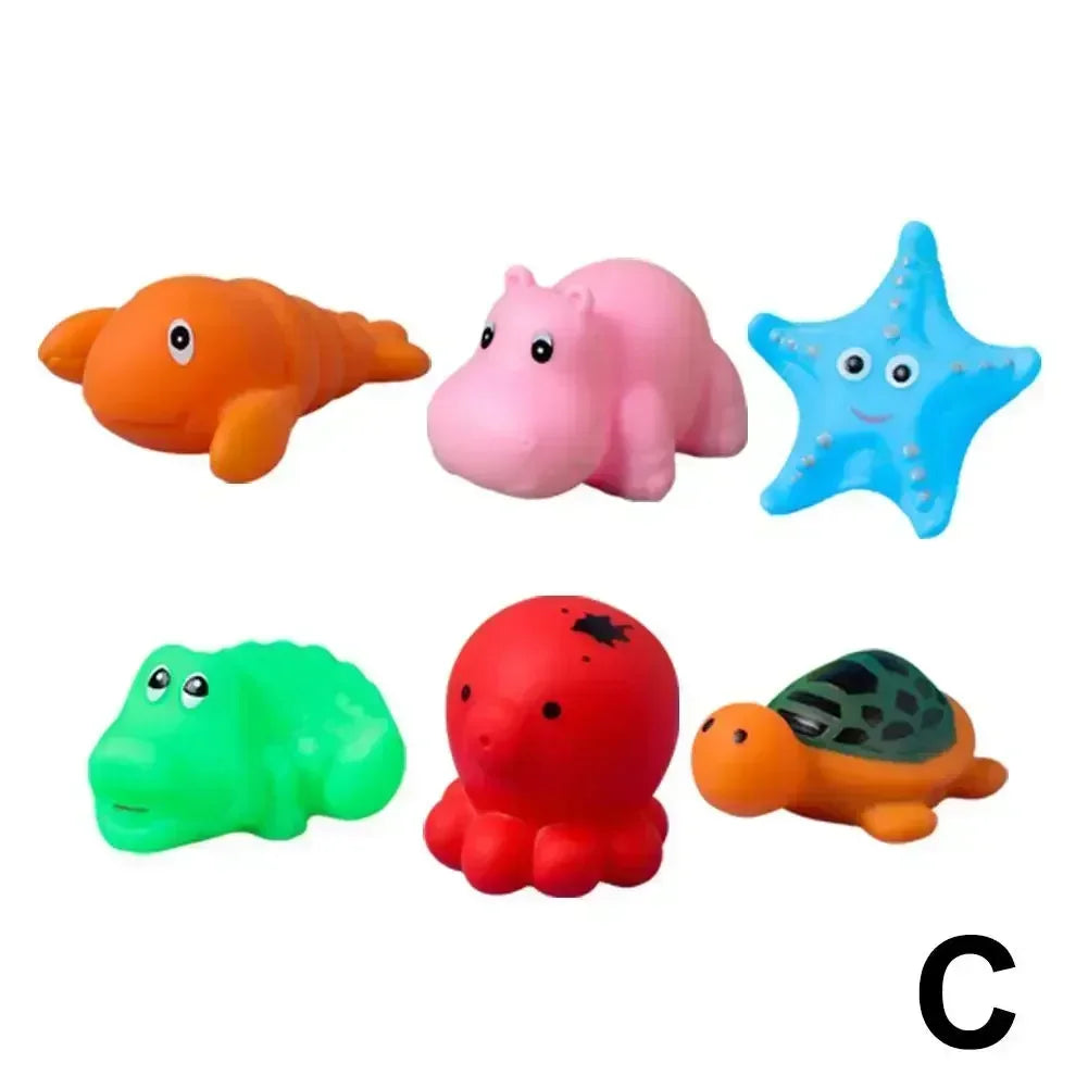 Foldable Pet Water Play Pool with Turtle Starfish and Octopus Toys for Cats and Dogs Summer Cooling Bath Basin
