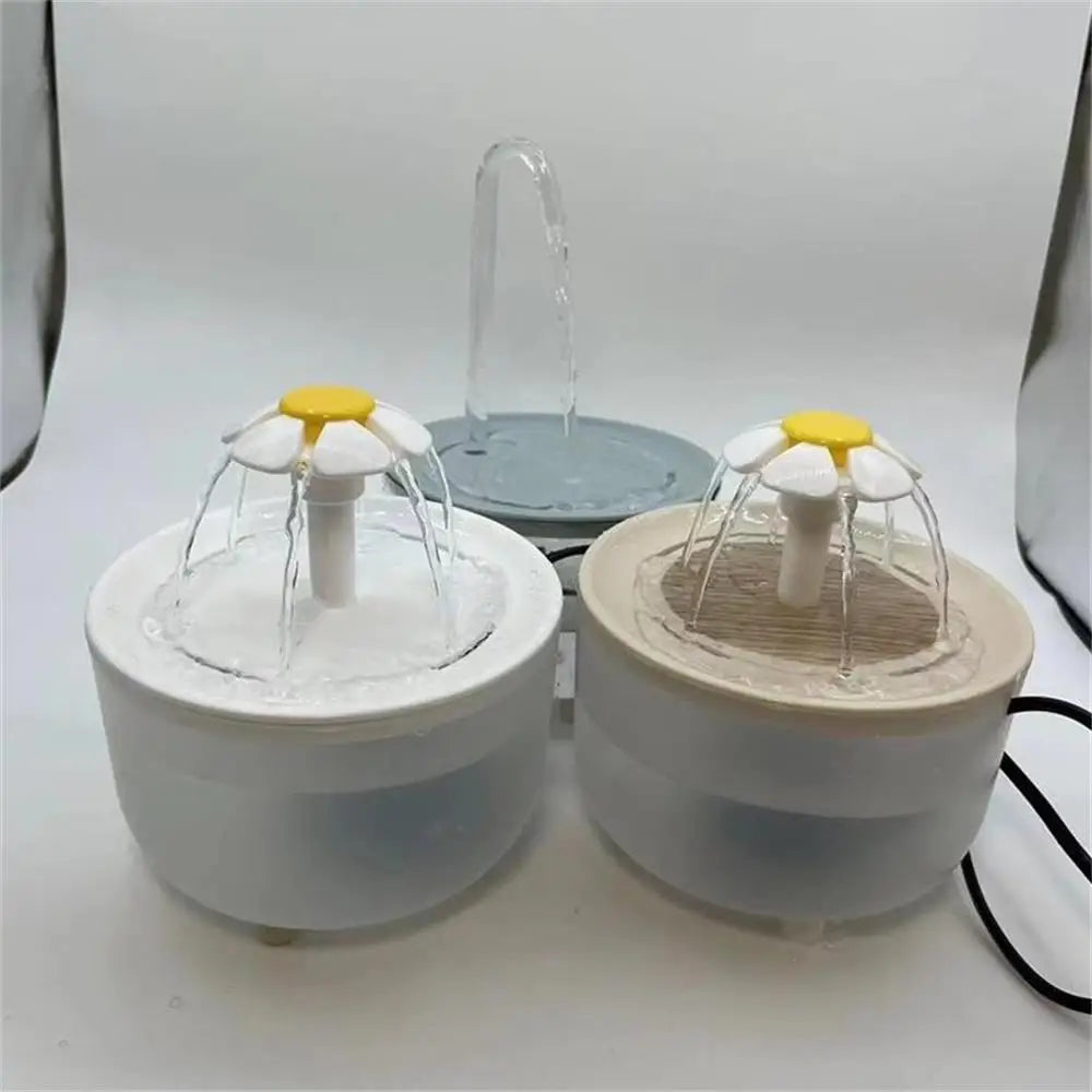 Automatic Cat Water Fountain USB Electric Filtered Drinker Bowl