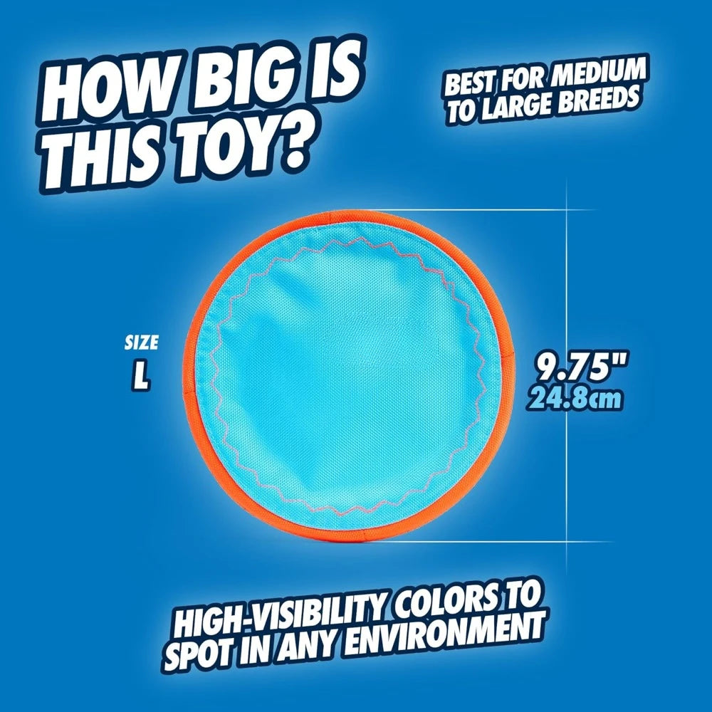 Paraflight Flying Disc Dog Toy Durable Water Floating Flyer for Engaging Fetch Games