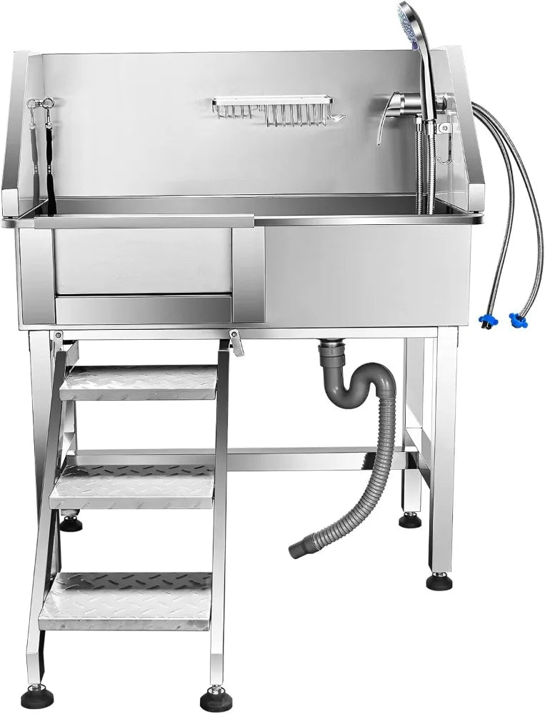 Hign-concerned Dog Bathtub With Sliding Door For Home Use