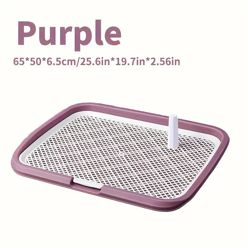 Dog Potty Training Toilet Tray with Removable Net for Pets