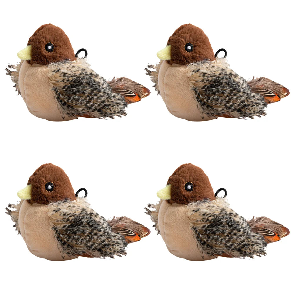 Interactive Flapping Bird Cat Toy Electric Plush Squeaky Fun
