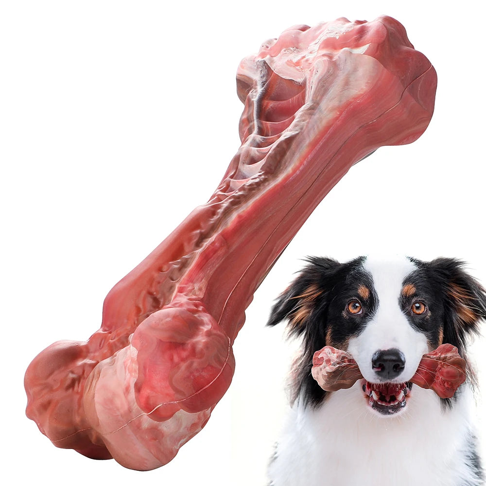 Masbrill Indestructible Bone Shaped Dog Toy for Aggressive Chewers