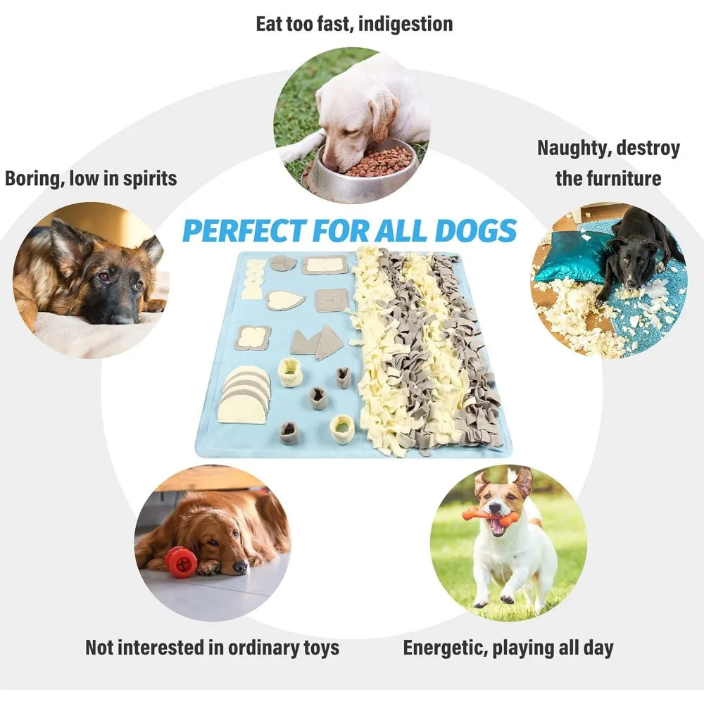 Hign Concerned Snuffle Mat For Dogs Nosework Feeding Toy