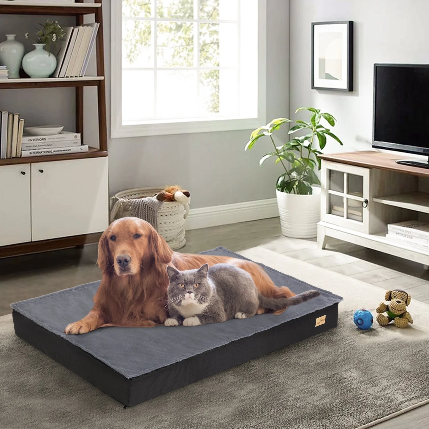 Washable Orthopedic Dog Bed for Large Dogs Comfort Foam Bed
