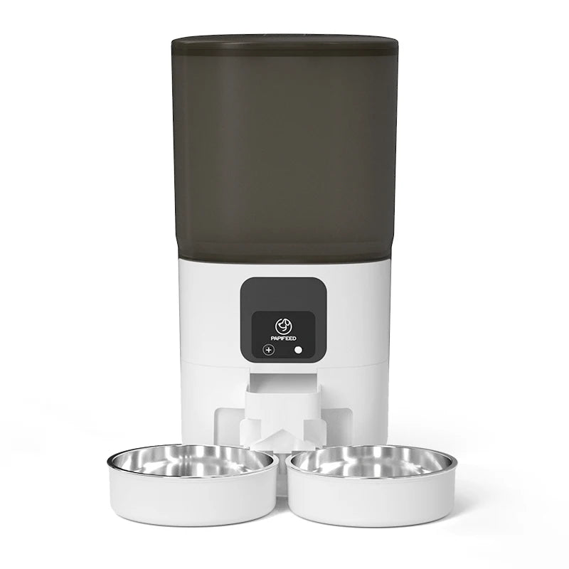 PAPIFEED Cat Automatic Double Bowl Feeder With WiFi Timer