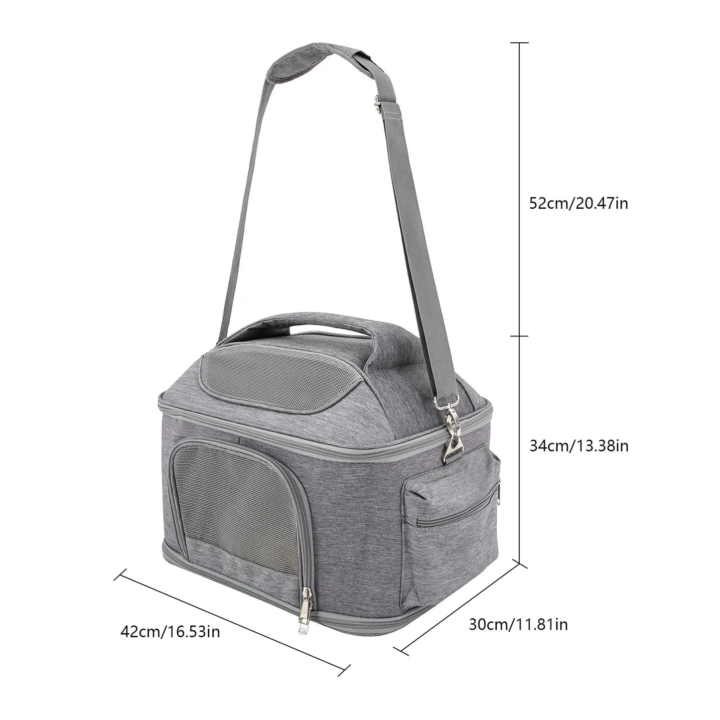 Cat Carrier Backpack Expandable Carrier with Breathable Mesh and Storage Pocket