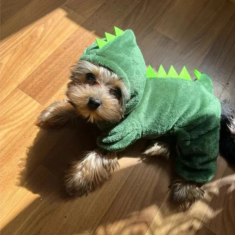 Soft Fleece Dog Jumpsuit Coat For Dogs All Season Wear