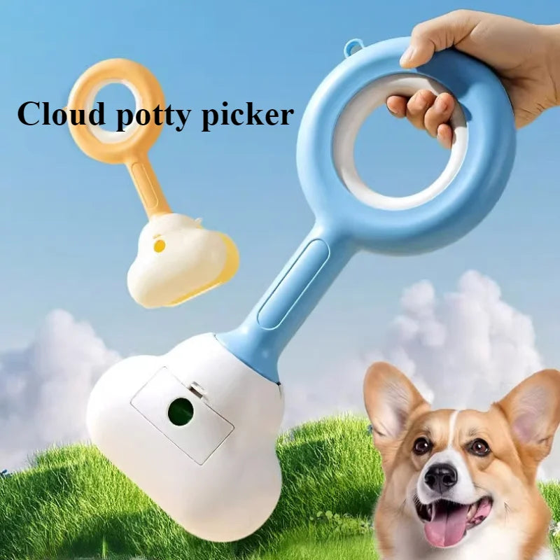 Cloud Potty Picker Dog Pet Potty Picker for Outdoor Waste Cleanup Walking Dog Potty Supplies
