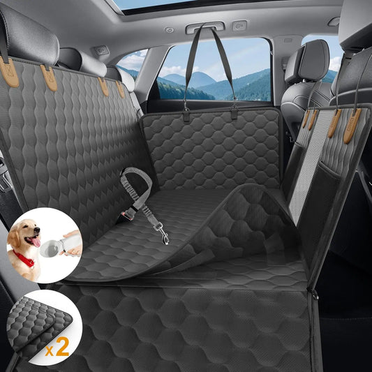 Wedyvko Waterproof Dog Car Seat Cover Hammock Back Seat