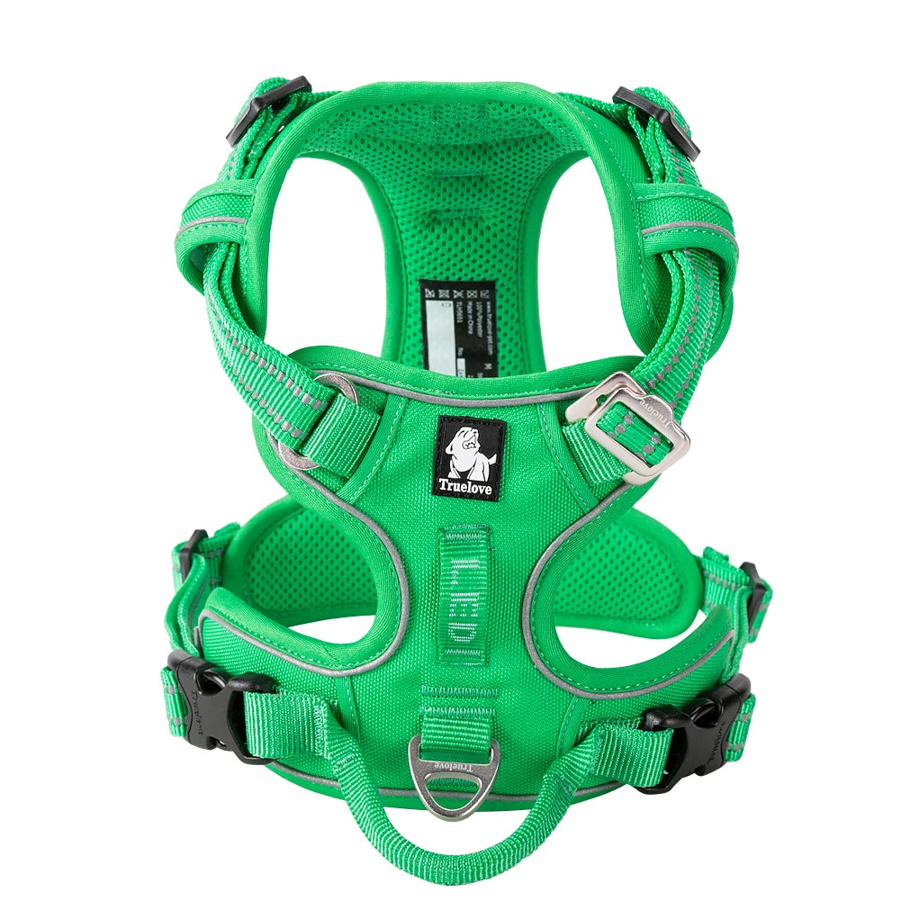 Winhyepet Training Dog Vest Reflective Light Nylon Padding Service Harness Protective Clothes for Small Medium Large Dogs