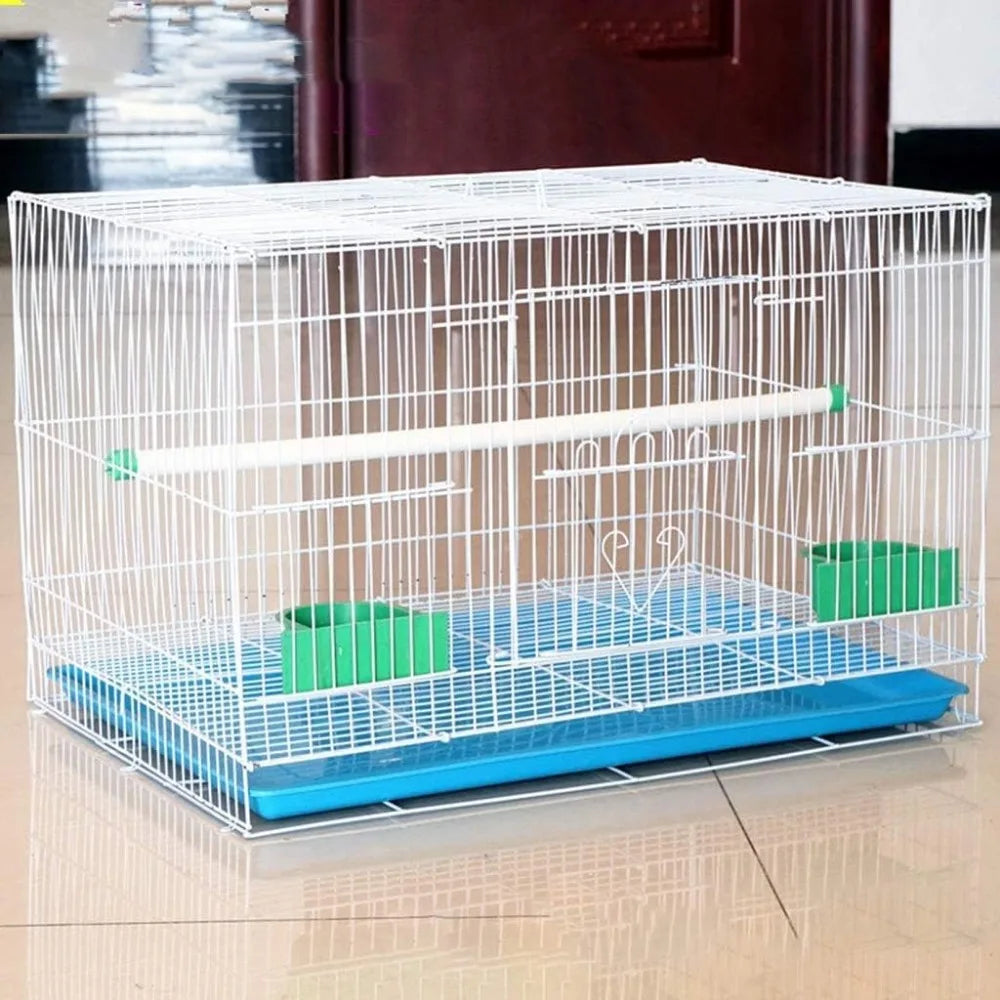 ron Wire Parrot Cages With Ladder Drinking Fountain