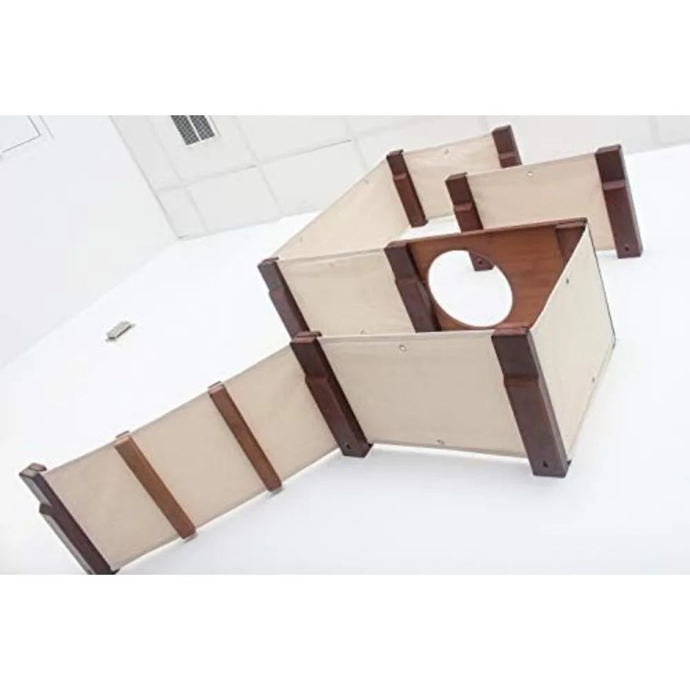 CatastrophiCreations Cat Fort Set Wall Mounted Cat Hammock