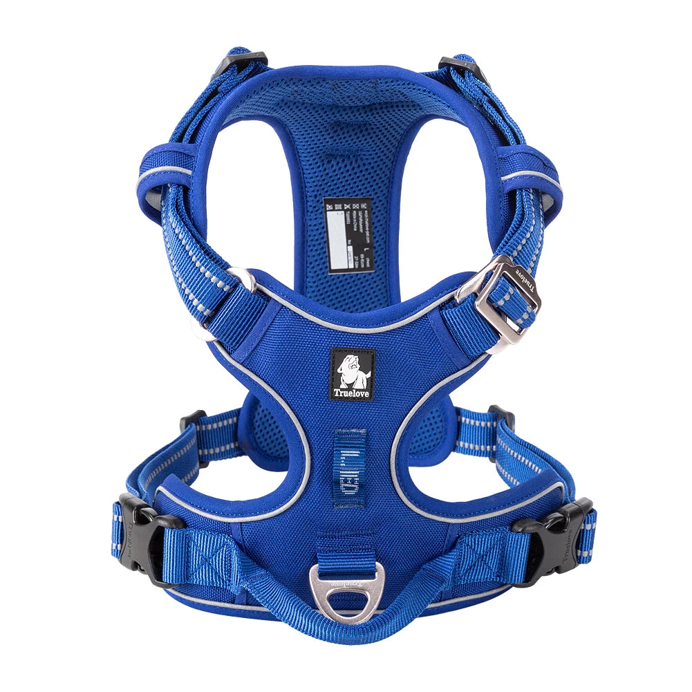 Winhyepet Training Dog Vest Reflective Light Nylon Padding Service Harness Protective Clothes for Small Medium Large Dogs