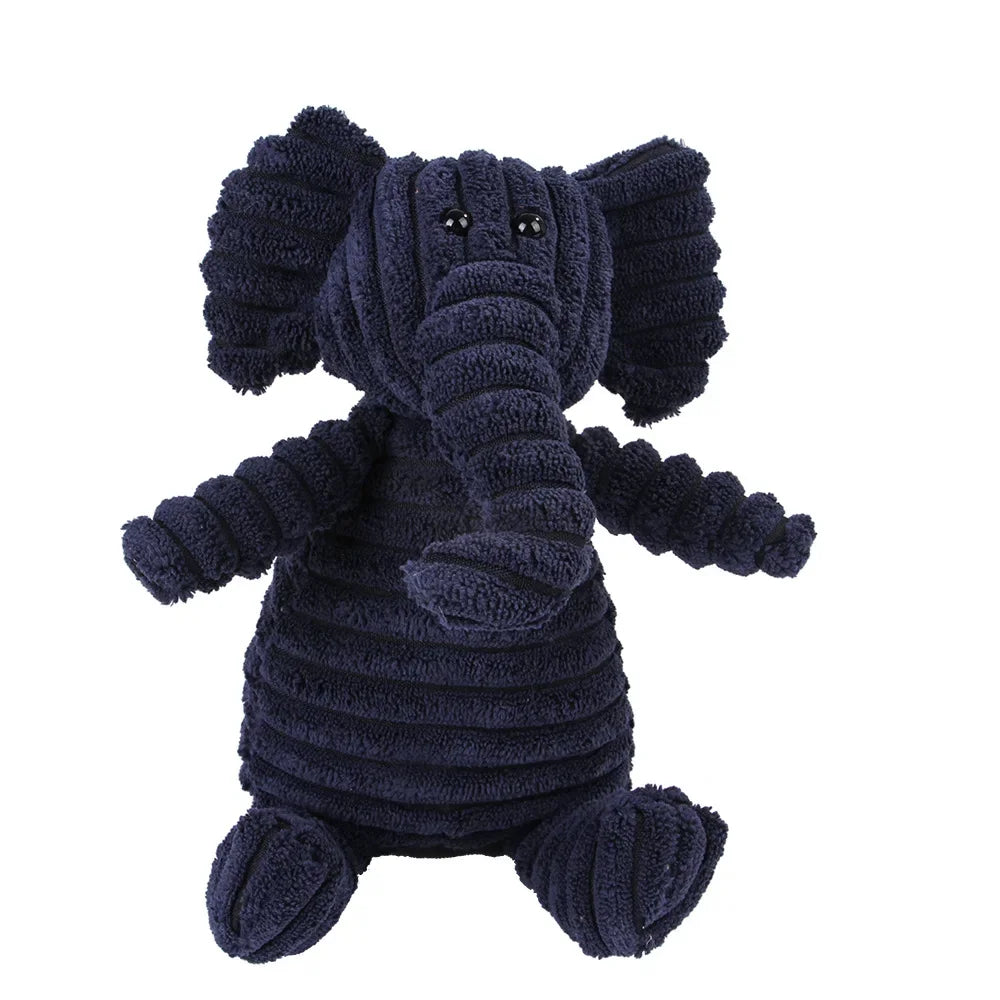Corduroy Monkey Pig Plush Dog Toy for Molar Training and Fun