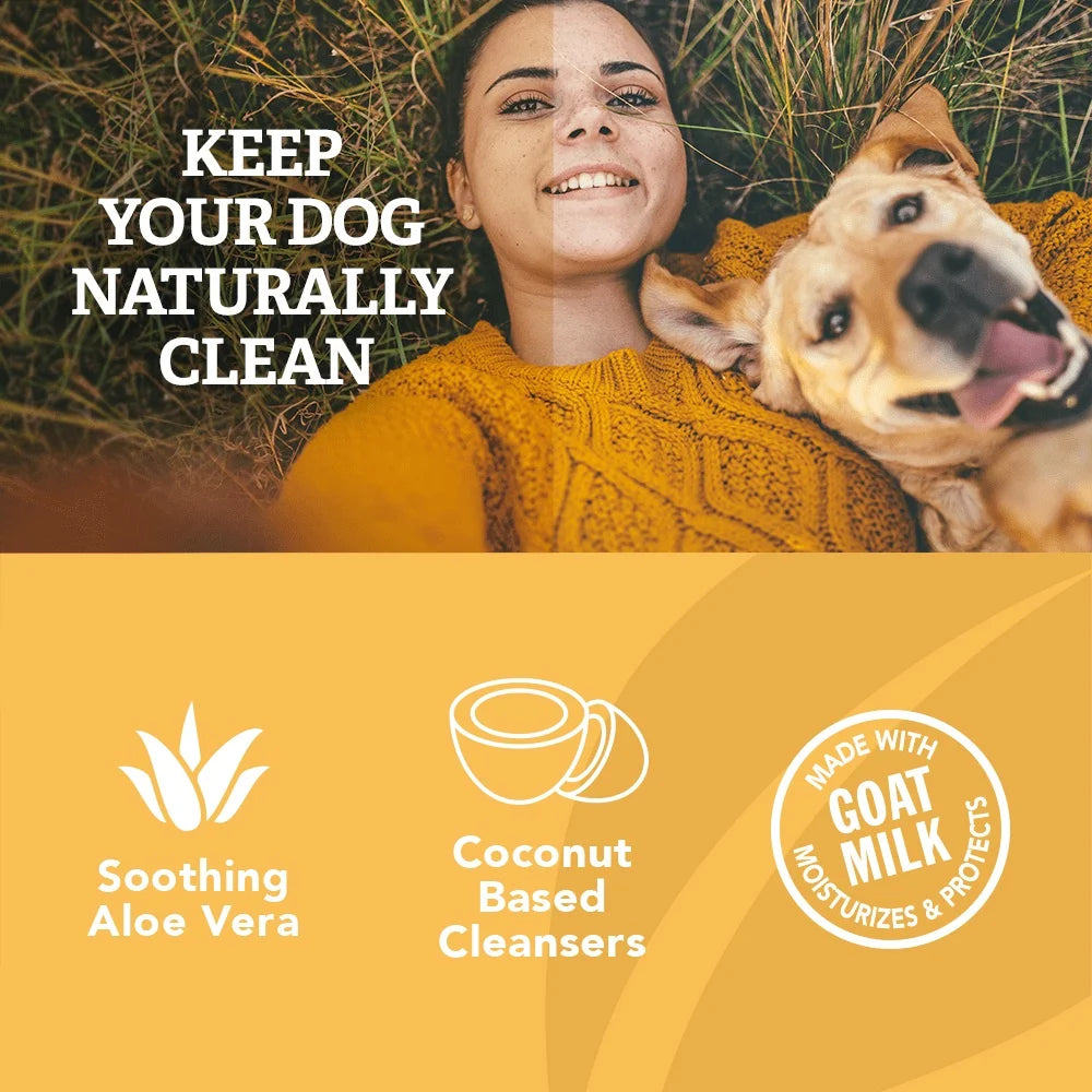Dog Shampoo Shed Control Goat Milk Chamomile Nourish