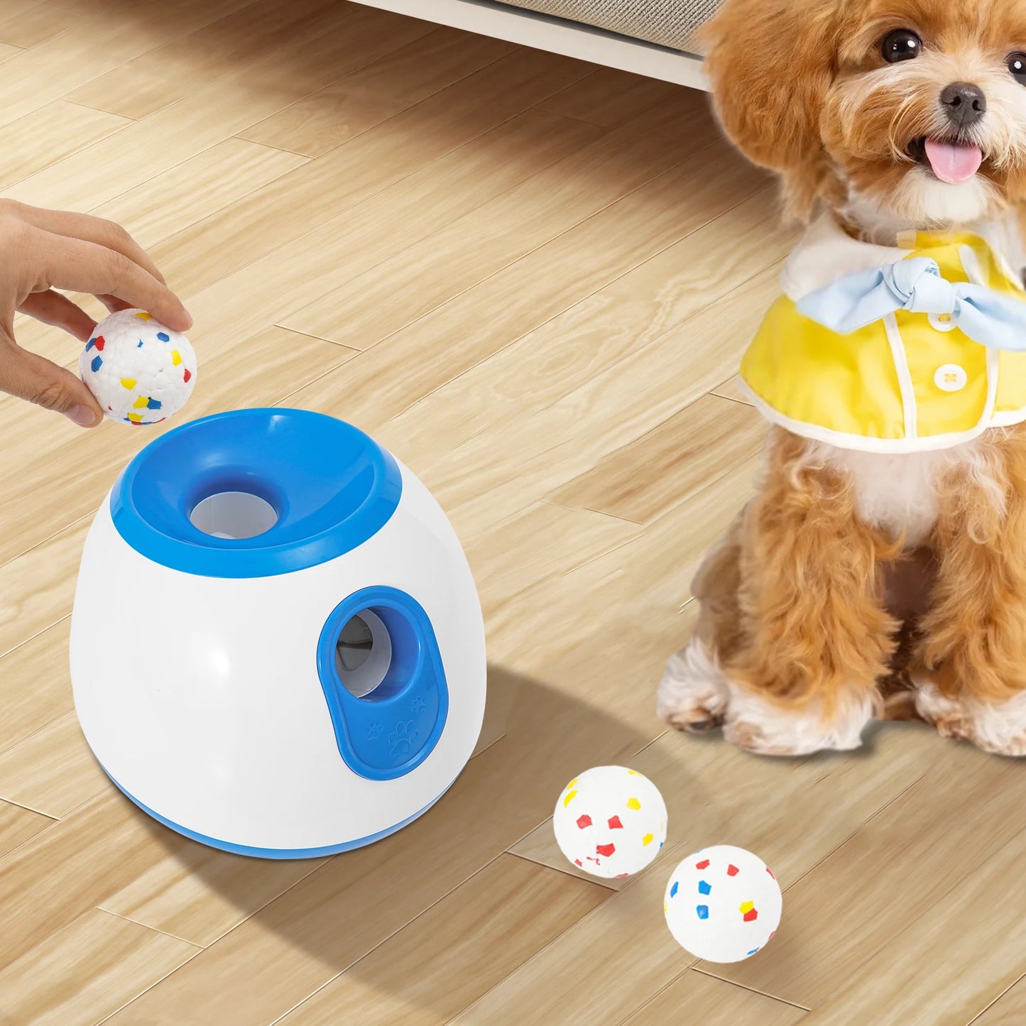 Automatic Ball Launcher for Dogs with Adjustable Throw Distance