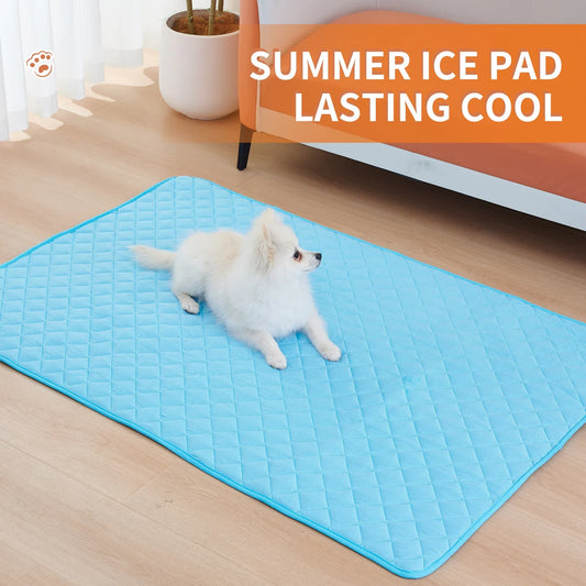 Dog Cooling Bed Mat Summer Pet Pad for Small to Large Dogs