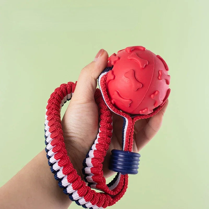 Interactive Training Knot Rope Balls for Dogs Molar Resistant Chewing Toy