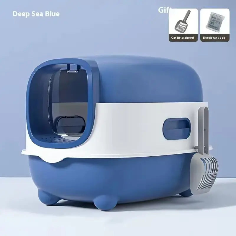 Hign-concerned Enclosed Litter Box Extra Large Odor Control