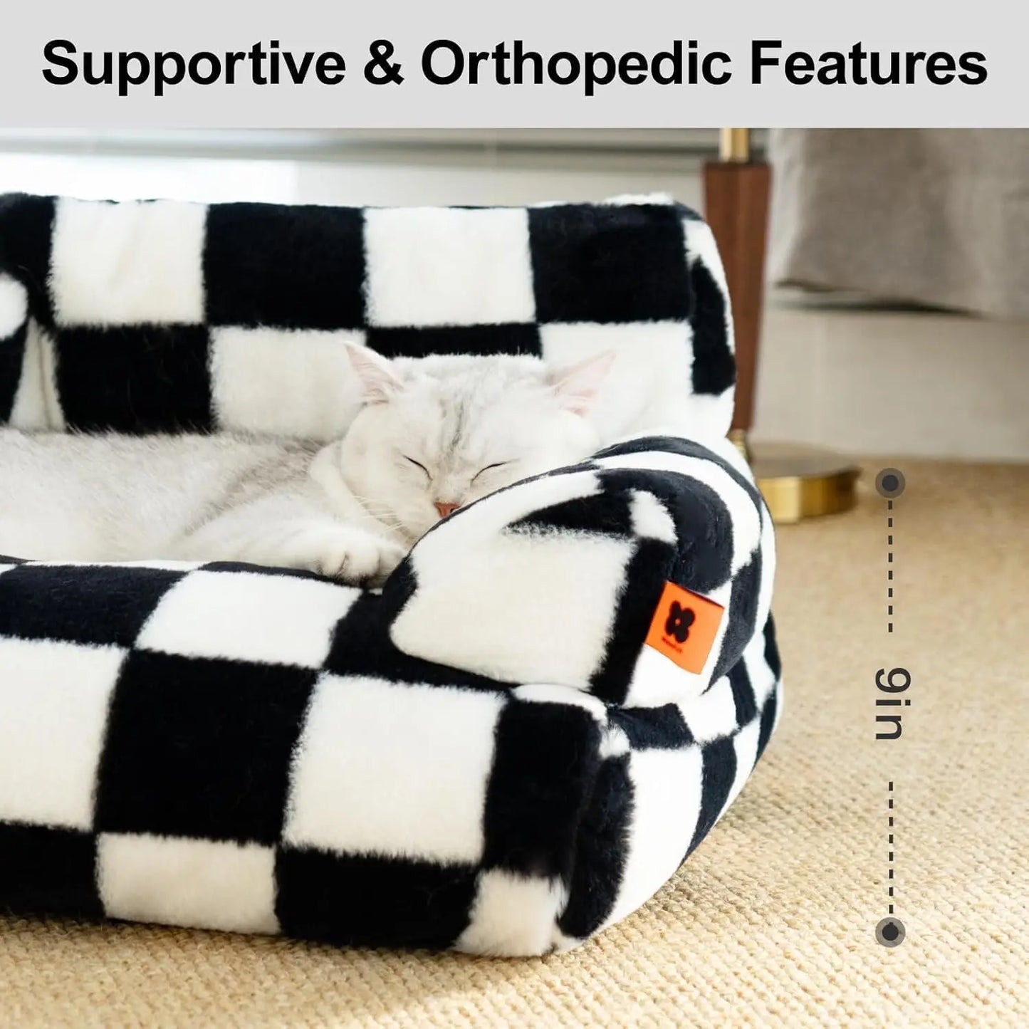 MEWOOFUNCN Pet Couch Bed Cats And Small Dogs Washable