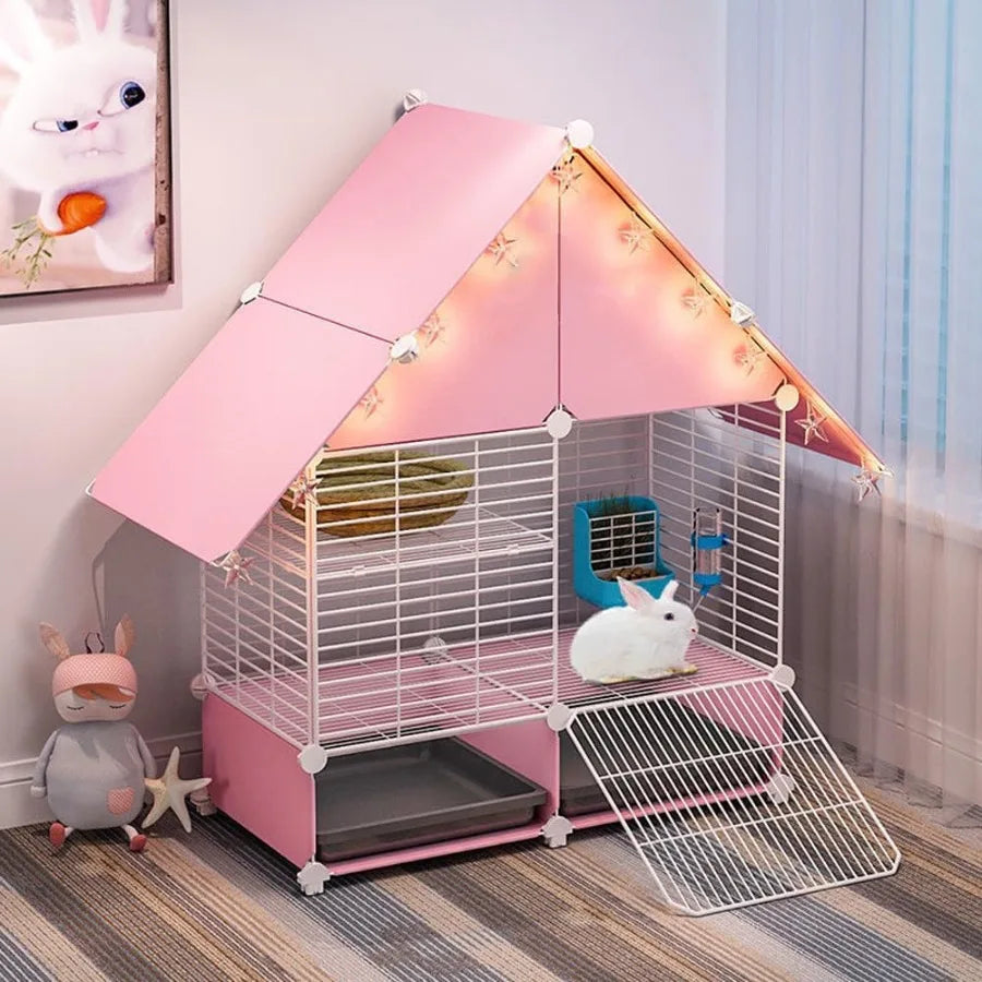 Small Rabbit Cage Hutch For Guinea Pigs