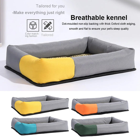 Universal Pet Washable Cooling Mat Summer Pad Blue Large Size