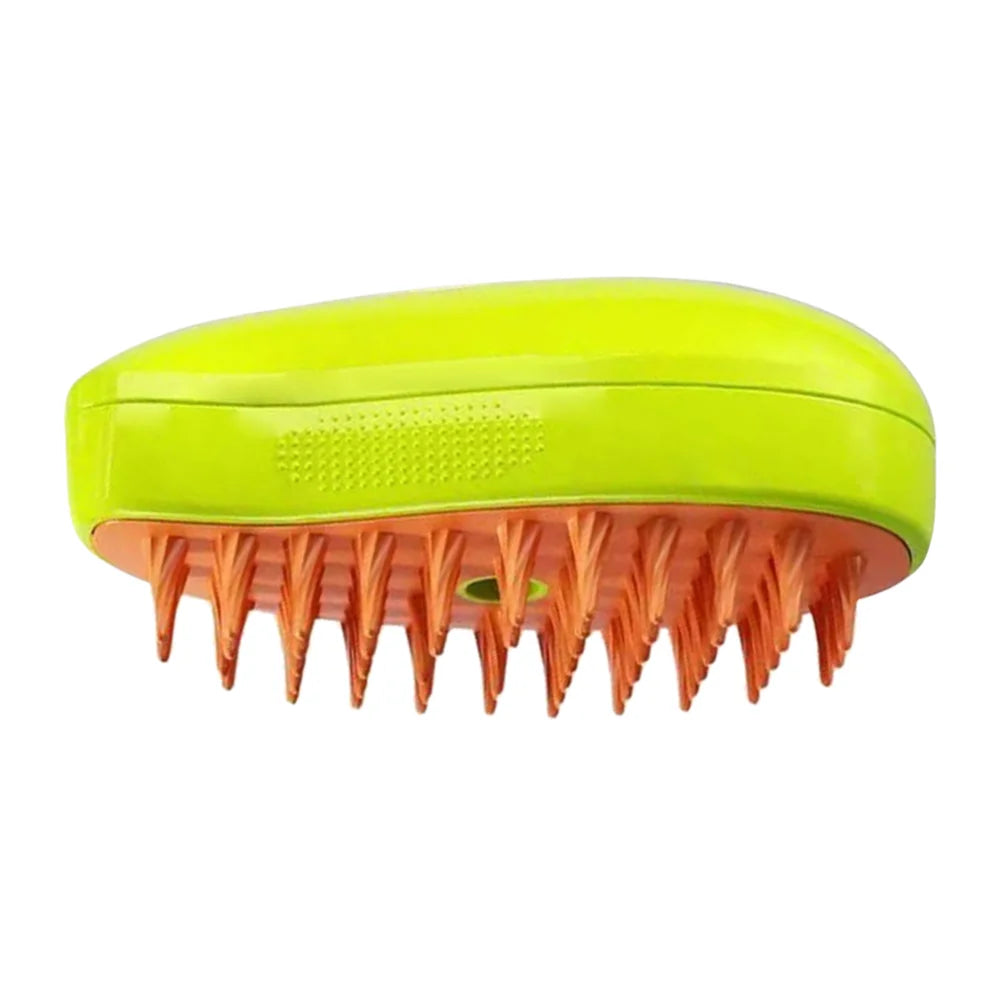 Electric Cat Grooming Brush with Spray for Easy Hair Removal