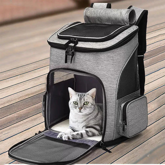 Breathable Foldable Pet Carrier Backpack for Cats and Dogs