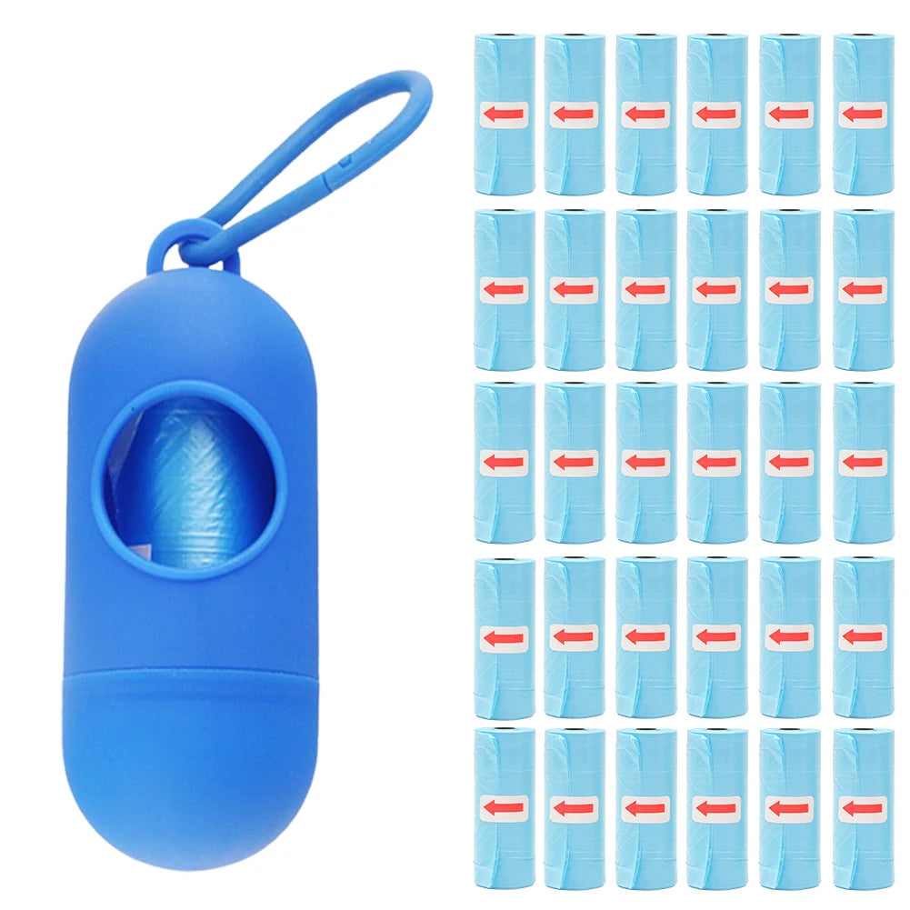 Shunmaii Dog Poop Bag Dispenser 450 Count Unscented Bags