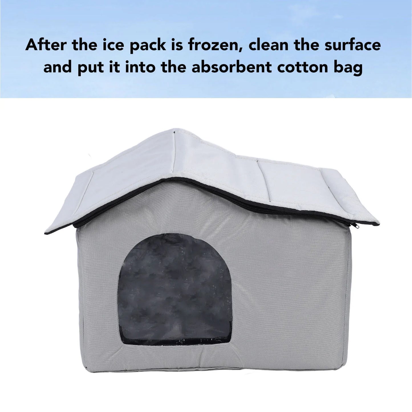 Cat Cooling House Long Lasting Oxford Cloth Bite Resistant Pet Cooling House for Cats and Dogs