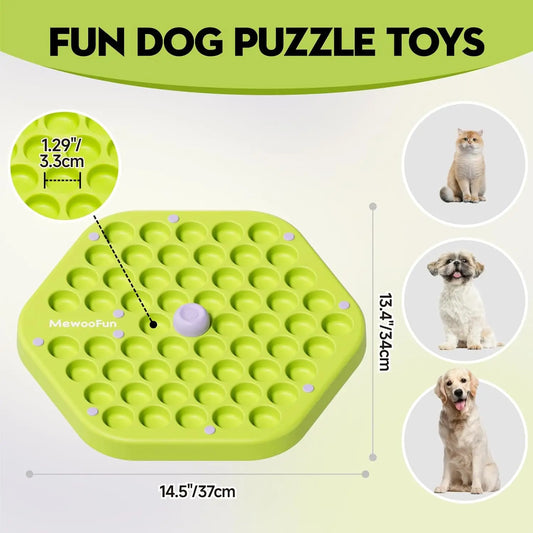 Fun Level 4 Dog Puzzle Toy for IQ Training and Feeding