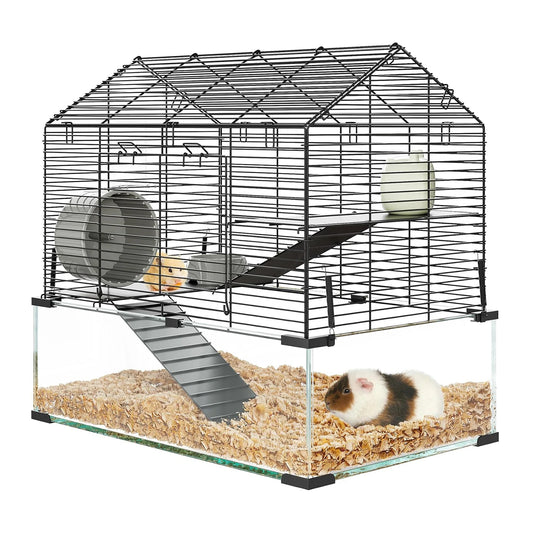 Twister CKCN Metal Hamster Cage Transparent Habitat