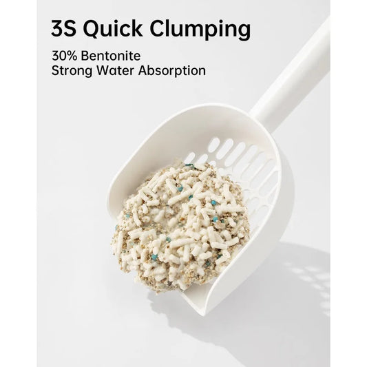 Mixed 5 in 1 Clumping Cat Litter 31.6 lb Dust Free Flushable