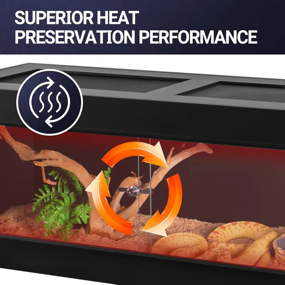 Hign-concerned PVC Reptile Terrariums Enclosure Tanks