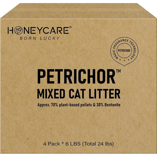 Petrichor Cat Litter Tofu Pellets Eco Friendly Low Dust 24lbs